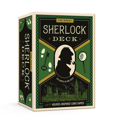 Cover Image for The Great Sherlock Deck: A Set of Holmes-Inspired Card Games -- Tin Moon LLC, Board Games