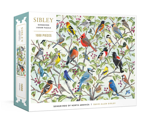 Cover Image for Sibley Songbirds Jigsaw Puzzle: 1000 Pieces -- David Allen Sibley, Board Games