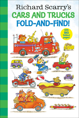Cover Image for Richard Scarry's Cars and Trucks Fold-And-Find! -- Richard Scarry, Hardcover