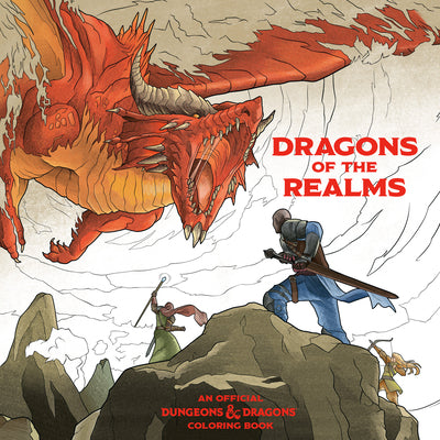 Cover Image for Dragons of the Realms (Dungeons & Dragons): An Official Dungeons & Dragons Coloring Book -- Official Dungeons & Dragons Licensed, Paperback