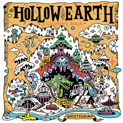 Cover Image for Hollow Earth: A Coloring Book -- Ghostshrimp, Paperback