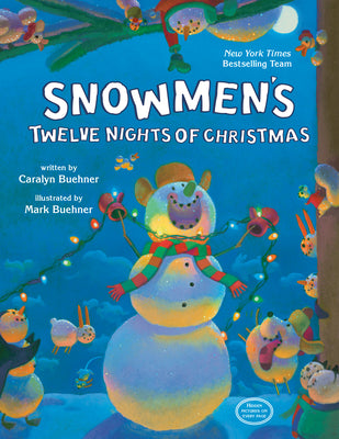 Cover Image for Snowmen's Twelve Nights of Christmas -- Caralyn Buehner, Board Book