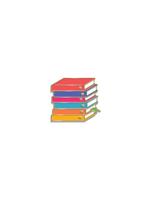Cover Image for Emily Henry Book Stack Enamel Pin -- Out of Print, Other