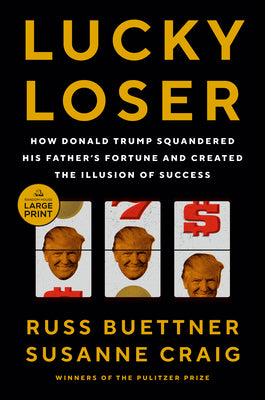Cover Image for Lucky Loser: How Donald Trump Squandered His Father's Fortune and Created the Illusion of Success -- Russ Buettner, Paperback