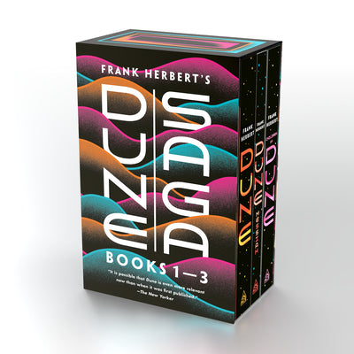 Cover Image for Frank Herbert's Dune Saga 3-Book Boxed Set: Dune, Dune Messiah, and Children of Dune -- Frank Herbert, Paperback