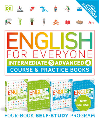 Cover Image for English for Everyone Intermediate and Advanced Box Set -- DK, Mixed Media Product