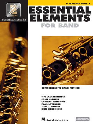 Cover Image for Essential Elements for Band - BB Clarinet Book 1 with Eei (Book/Media Online) -- Hal Leonard Corp, Other
