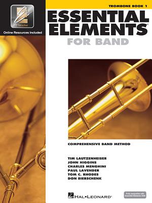 Cover Image for Essential Elements for Band - Trombone Book 1 with Eei (Book/Online Audio) -- Hal Leonard Corp, Paperback