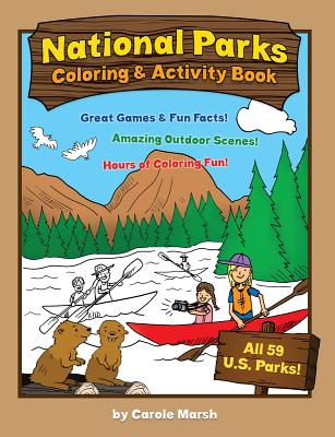 Cover Image for America's National Parks Coloring and Activity Book -- Carole Marsh, Paperback