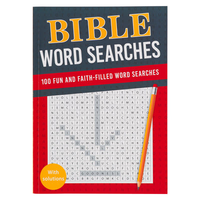 Cover Image for Bible Word Searches: 100 Fun and Faith-Filled Word Searches -- Christian Art Gifts, Paperback