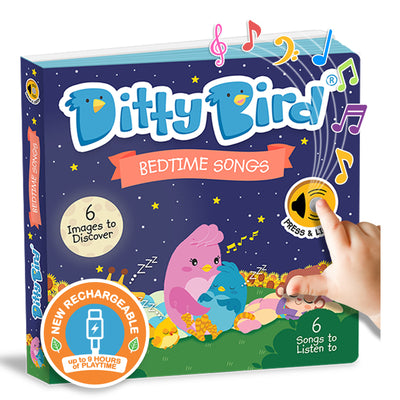 Cover Image for Ditty Bird Bedtime Songs Interactive Musical Book for Toddlers 1- 3 Baby Sound Book You Are My Sunshine -- Ditty Bird, Board Book