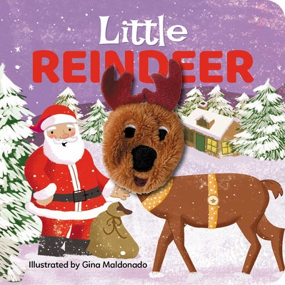 Cover Image for Little Reindeer: Finger Puppet Book: Board Book with Finger Puppet -- Gina Maldonado, Board Books