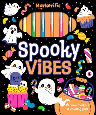 Cover Image for Markerific: Spooky Vibes: Activity Folder with 6 Markers -- Lake Press, Other