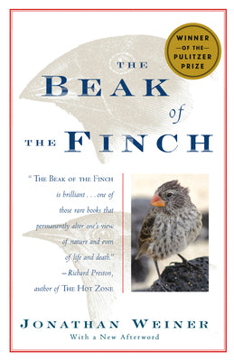 Cover Image for The Beak of the Finch: A Story of Evolution in Our Time -- Jonathan Weiner, Paperback