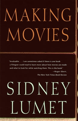 Cover Image for Making Movies -- Sidney Lumet, Paperback