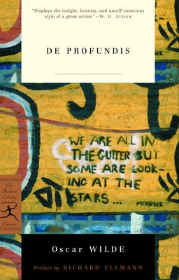 Cover Image for de Profundis -- Oscar Wilde, Paperback