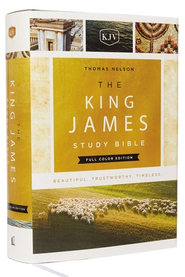 Cover Image for The King James Study Bible, Hardcover, Full-Color Edition -- Thomas Nelson, Hardcover