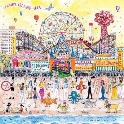 Cover Image for Michael Storrings Summer at the Amusement Park 500 Piece Puzzle -- Galison, Other