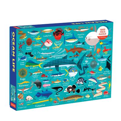 Cover Image for Ocean Life 1000 Piece Family Puzzle -- Mudpuppy, Jigsaw