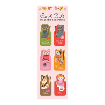 Cover Image for Cool Cats Magnetic Bookmarks -- Galison, Other