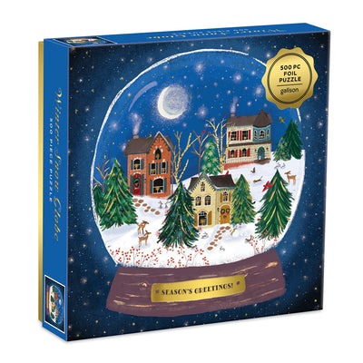 Cover Image for Winter Snow Globe 500 Piece Puzzle -- Galison, Other