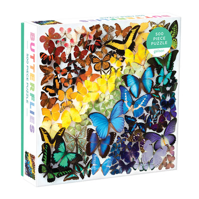 Cover Image for Rainbow Butterflies 500 Piece Puzzle -- Galison, Other