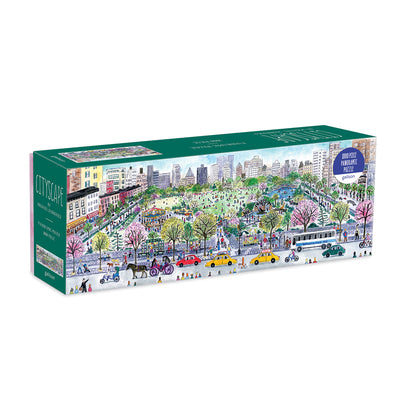 Cover Image for Michael Storrings Cityscape 1000 Piece Panoramic Puzzle -- Galison, Other