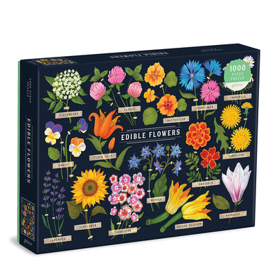 Cover Image for Edible Flowers 1000 Piece Puzzle -- Galison, Other