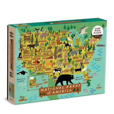 Cover Image for National Parks of America 1000 Piece Puzzle -- Galison, Other
