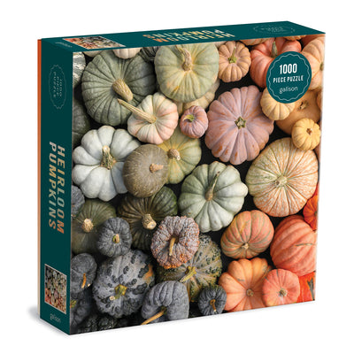 Cover Image for Heirloom Pumpkins 1000 Piece Puzzle in Square Box -- Galison, Other