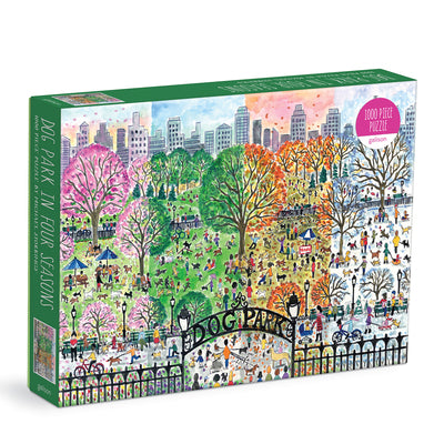 Cover Image for Michael Storrings Dog Park in Four Seasons 1000 Piece Puzzle -- Galison, Other