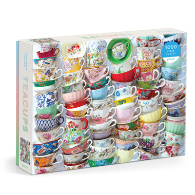 Cover Image for Teacups 1000 Piece Puzzle -- Galison, Other