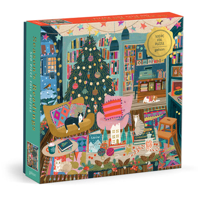 Cover Image for Season's Readings 500 Piece Foil Puzzle -- Galison, Other