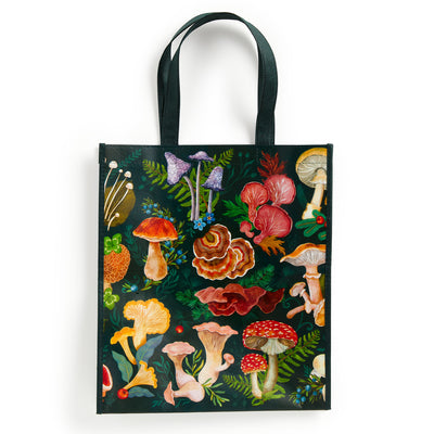 Cover Image for World of Mushrooms Reusable Shopping Bag -- Galison, Other