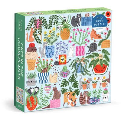 Cover Image for Cats in the Houseplants 500 Piece Puzzle -- Holly Maguire, Other