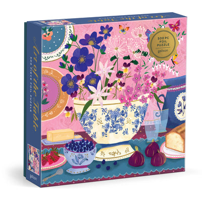 Cover Image for Joy Laforme Art of the Table 500 Piece Foil Puzzle -- Galison Galison, Jigsaw