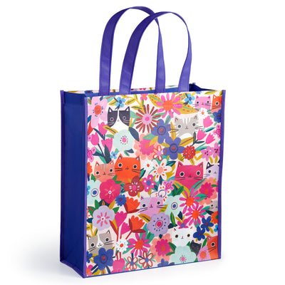 Cover Image for Blooming Cats Reusable Shopping Bag -- Mudpuppy, Other