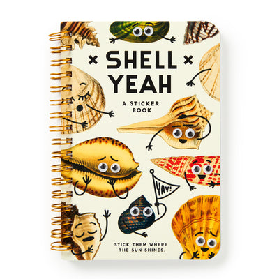 Cover Image for Shell Yeah Sticker Book -- Brass Brass Monkey, Paperback