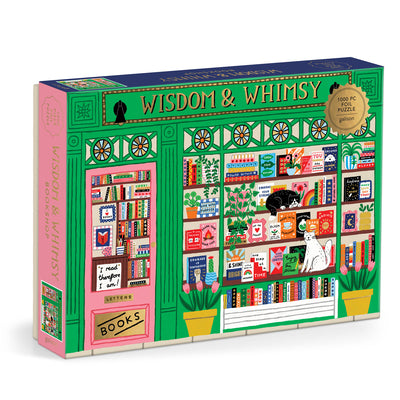 Cover Image for Wisdom & Whimsy Bookshop 1000 Piece Foil Puzzle -- Galison, Other