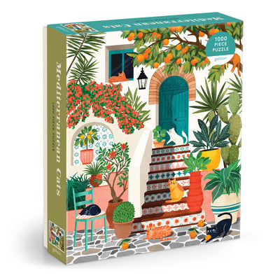 Cover Image for Mediterranean Cats 1000 Piece Puzzle -- Galison, Other