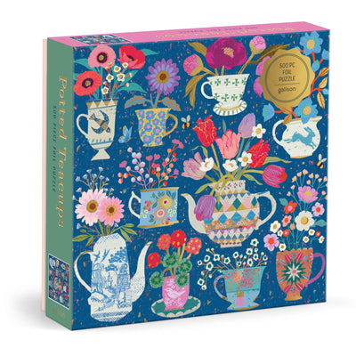 Cover Image for Victoria Ball Potted Teacups 500 Piece Foil Puzzle -- Galison, Other