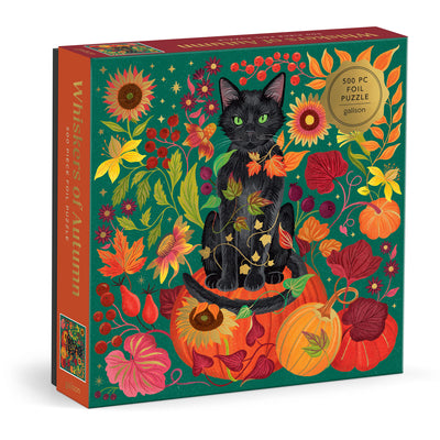 Cover Image for Whiskers of Autumn 500 Piece Foil Puzzle -- Galison, Other