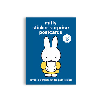 Cover Image for Miffy Postcard Sticker Book -- Galison, Paperback
