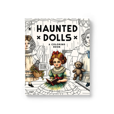 Cover Image for Haunted Dolls Coloring Book -- Brass Brass Monkey, Paperback