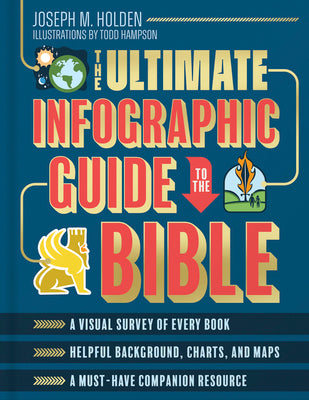 Cover Image for The Ultimate Infographic Guide to the Bible: *A Visual Survey of Every Book *Helpful Background, Charts, and Maps *A Must-Have Companion Resource -- Joseph M. Holden, Hardcover