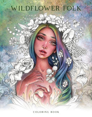 Cover Image for Wildflower Folk Coloring Book -- Christine Karron, Paperback