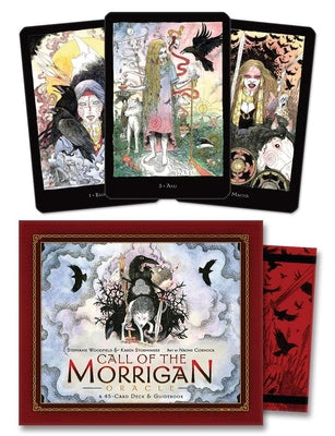 Cover Image for Call of the Morrigan Oracle: A 45-Card Deck & Guidebook -- Stephanie Woodfield, Cards