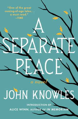 Cover Image for A Separate Peace -- John Knowles, Paperback