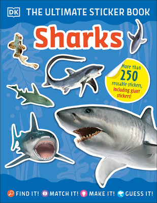 Cover Image for The Ultimate Sticker Book Sharks -- DK, Paperback