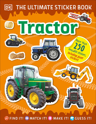 Cover Image for The Ultimate Sticker Book Tractor -- DK, Paperback